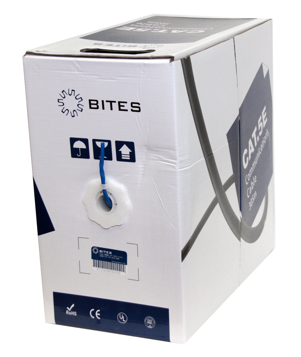 UTP кабель бухта 305м cat.5e 5bites US5505-305A-BL, синий