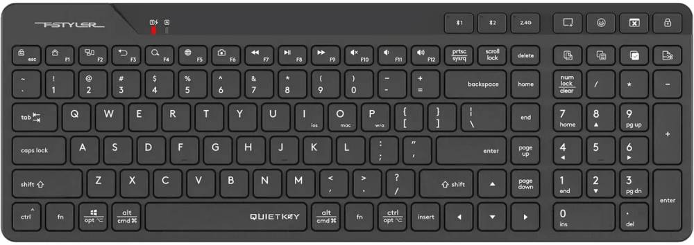 Клавиатура A4Tech Fstyler FBK27C AS, черный