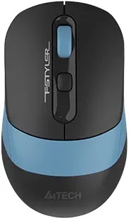 Мышь A4Tech Fstyler FG10CS Air, черный/синий