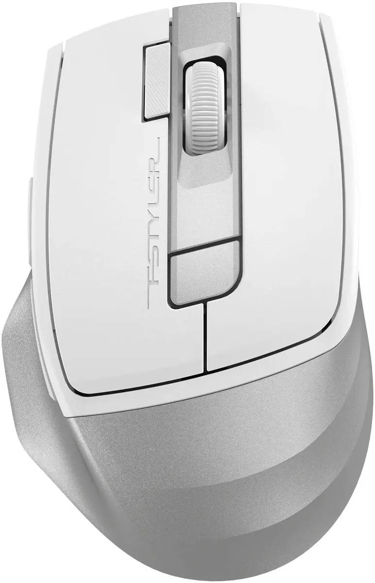 Мышь A4Tech Fstyler FG45CS Air2, белый/серебристый