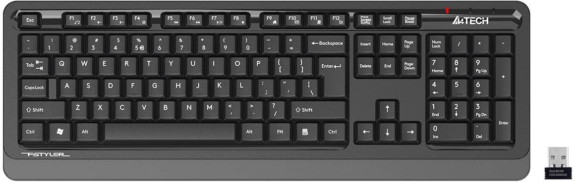 Клавиатура A4Tech FGK10, серый