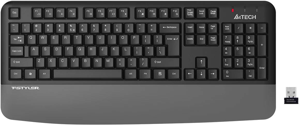 Клавиатура A4Tech FGK20, серый