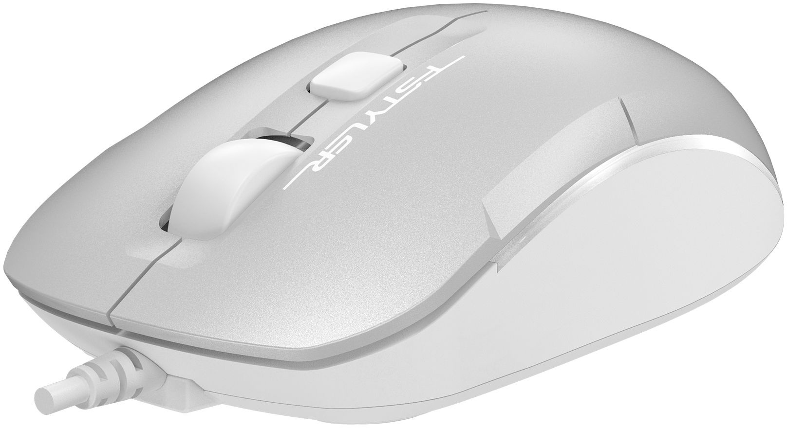 Мышь A4Tech FStyler FM26, белый/серебристый
