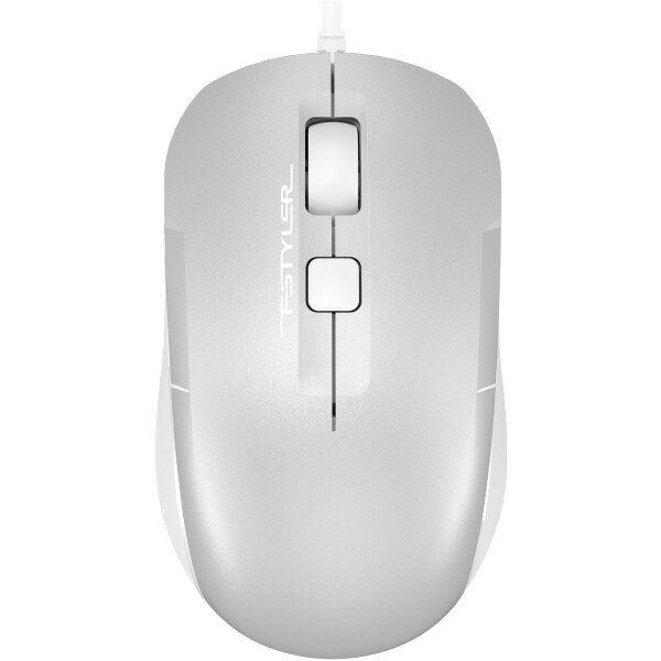 Мышь A4Tech FStyler FM26S, белый/серебристый