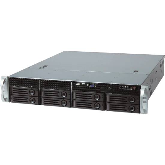 Серверный корпус Ablecom CS-R25-41P, 2x550Вт, 2U, ATX