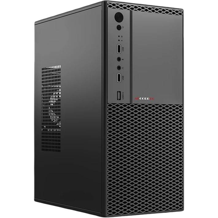 Корпус Accord ACC-1605B, черный, без БП, mATX