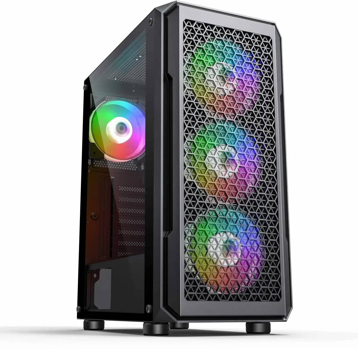 Корпус Accord ACC-3338, черный, без БП, ATX