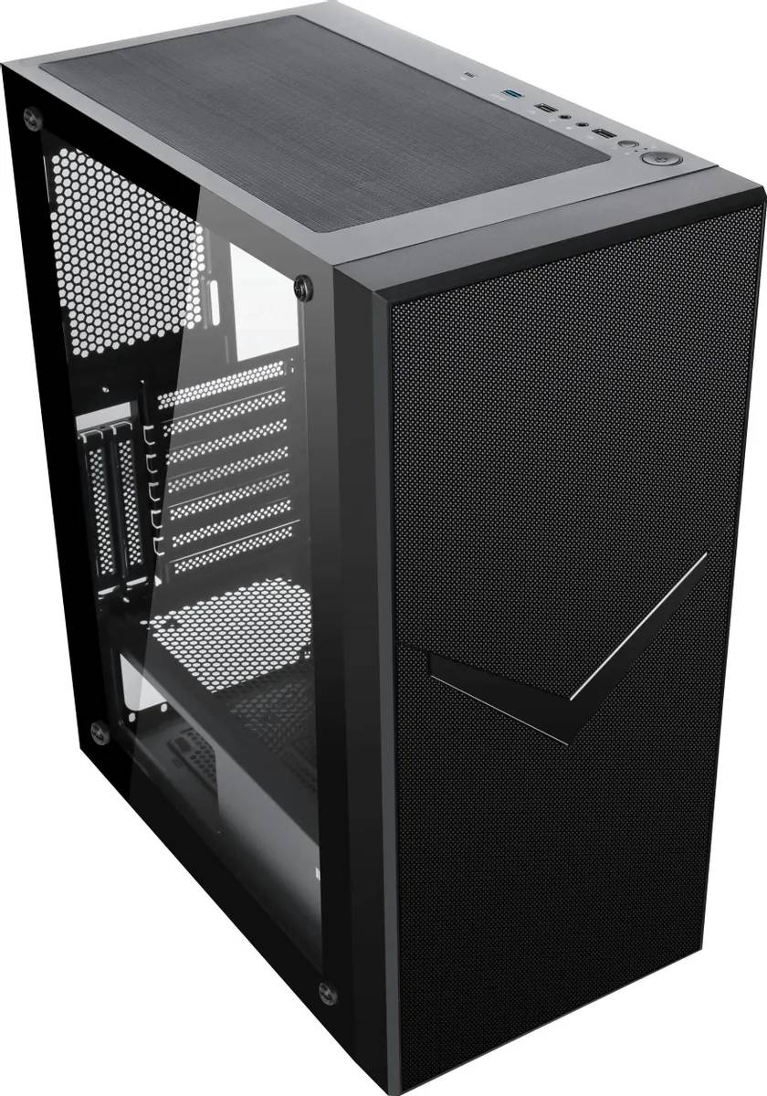 Корпус Accord ACC-3501, черный, без БП, ATX