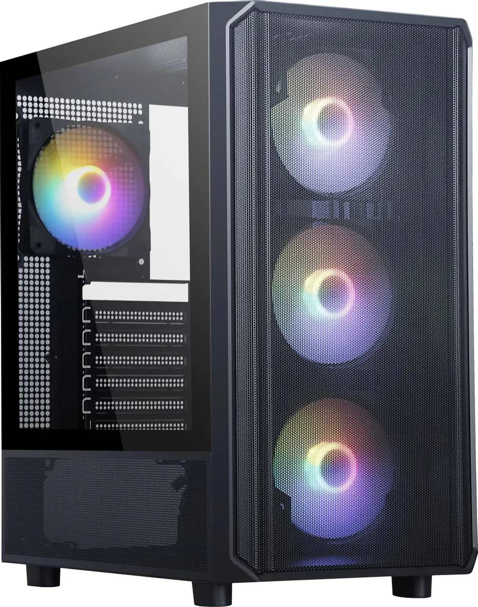 Корпус Accord ACC-3602, черный, без БП, ATX