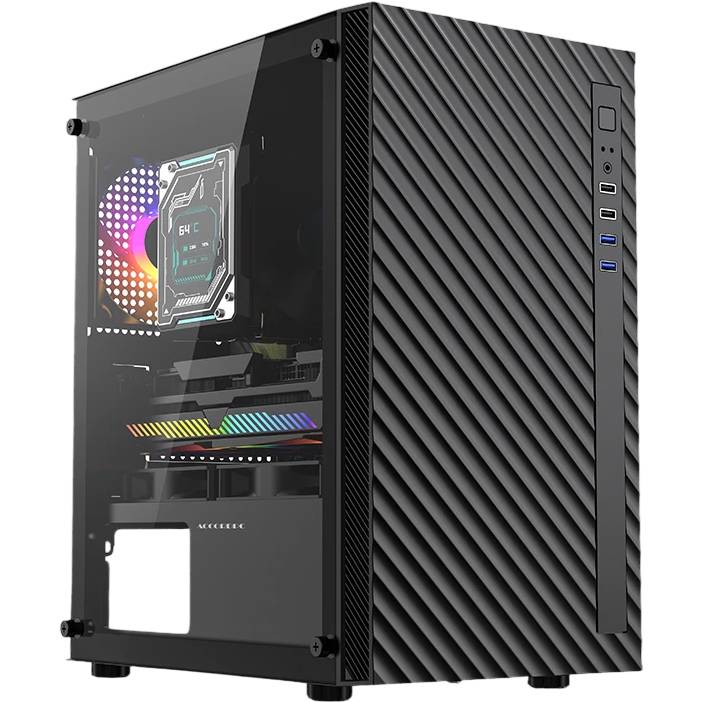 Корпус Accord ACC-508, черный, без БП, mATX