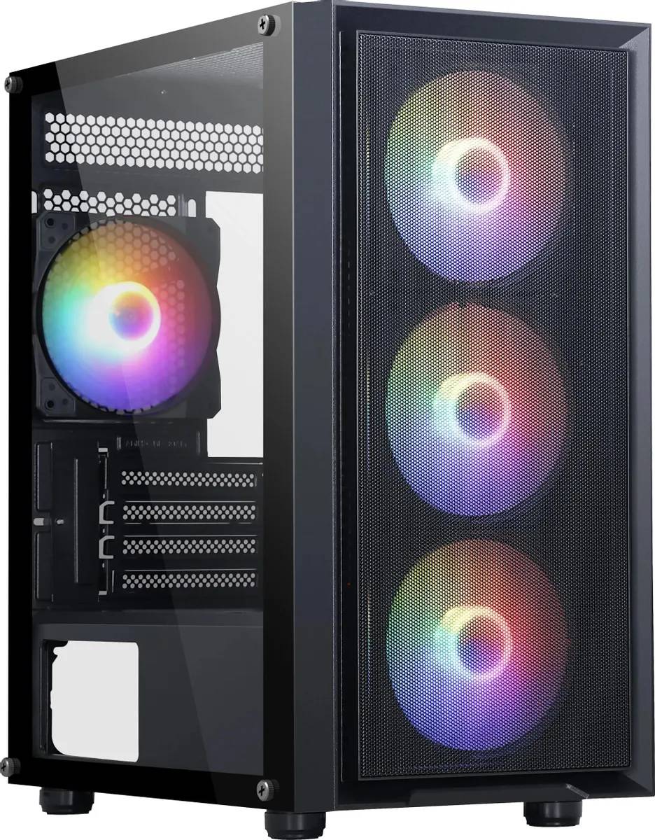 Корпус Accord ACC-M203 черный, без БП, ATX