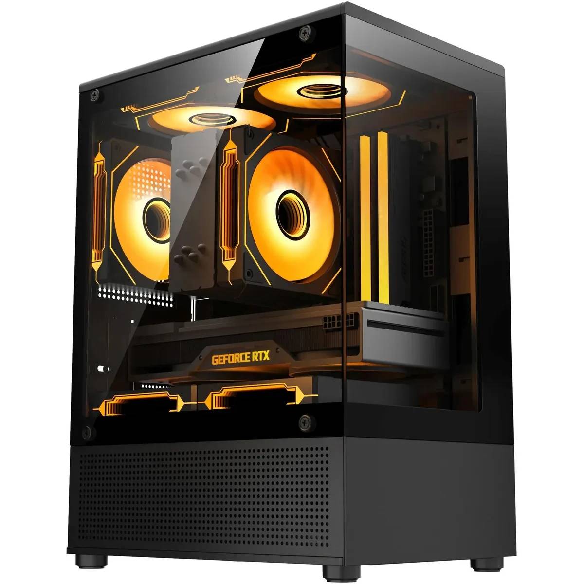 Корпус Accord ACC-UE2B черный, без БП, mATX