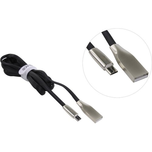 Кабель USB2.0 (M) - microUSB2.0 (M), 1.2м, ACD ACD-U922-M1B, черный