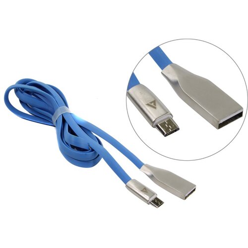 Кабель USB2.0 (M) - microUSB2.0 (M), 1.2м, ACD ACD-U922-M1L, синий