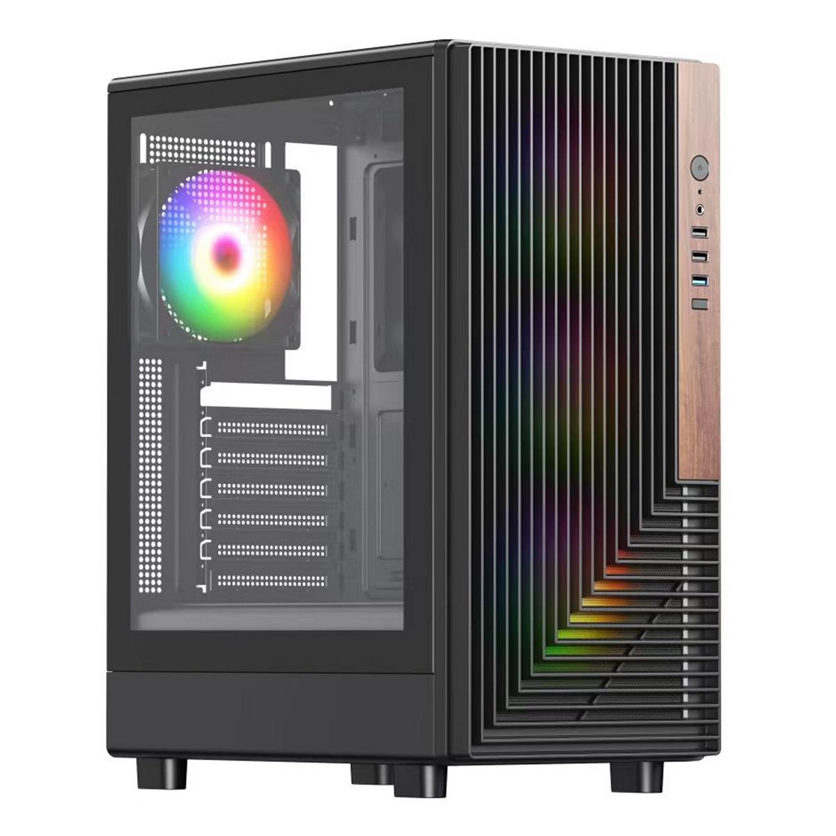 Корпус ACD Citadel 101 Black AH-TC1GA-000, без БП, ATX