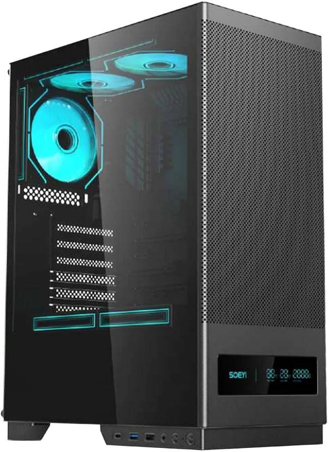 Корпус ACD Citadel 108DB Black AH-SI1G0-000, без БП, ATX