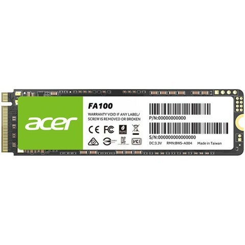 128Gb SSD Acer FA100 BL.9BWWA.117, (950/650), NVMe M.2