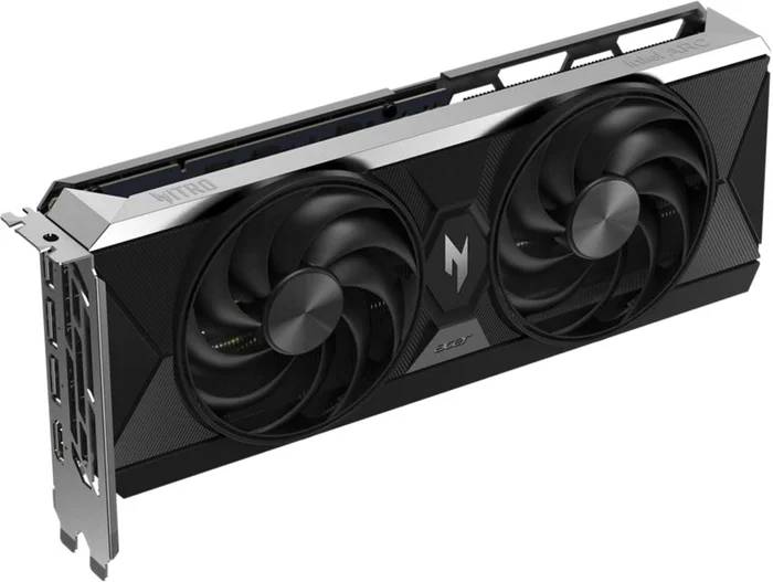 Видеокарта Intel Arc B580, 12Gb GDDR6 192bit, Acer B580 NITRO OC 12GB OC (DP.Z4BWW.P01), RTL