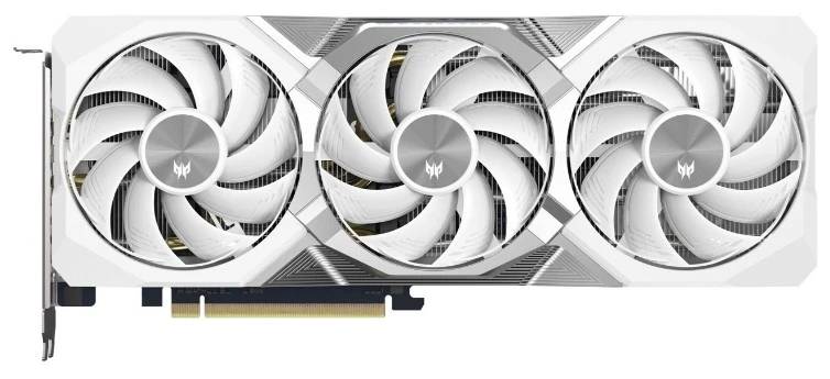 Видеокарта Radeon RX 9070, 16GB GDDR6 256b, Acer RX 9070 XT PREDATOR BIFROST White OC 16G DP.Z4FWW.P02, RTL
