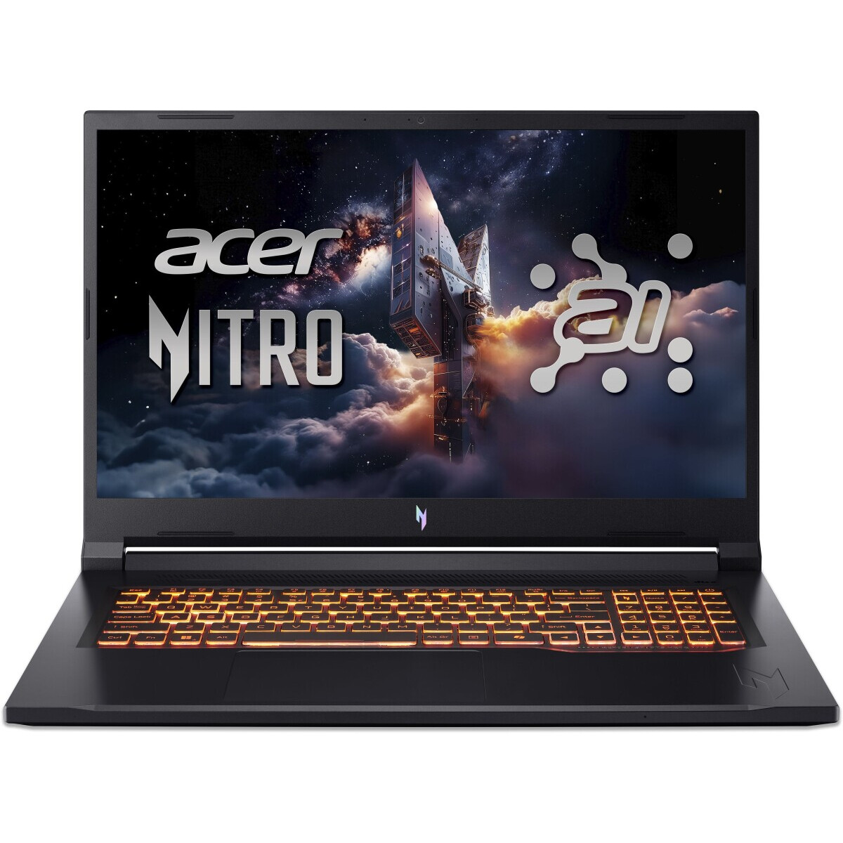 Ноутбук Acer Nitro V 17 AI ANV17-41-R1G5, 17.3" IPS, Ryzen 7 260/ 16Gb/ 1TbSSD/ RTX 5060 8Gb/ Black (NH.QYVCD.009)