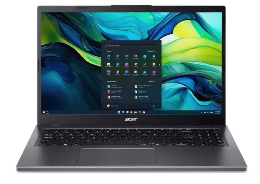 Ноутбук Acer Aspire 15 A15-61M, 15.6", IPS, Ryzen 5 8640HS/ 16Gb/ 512SSD/ Gray (NX.JDHER.001)