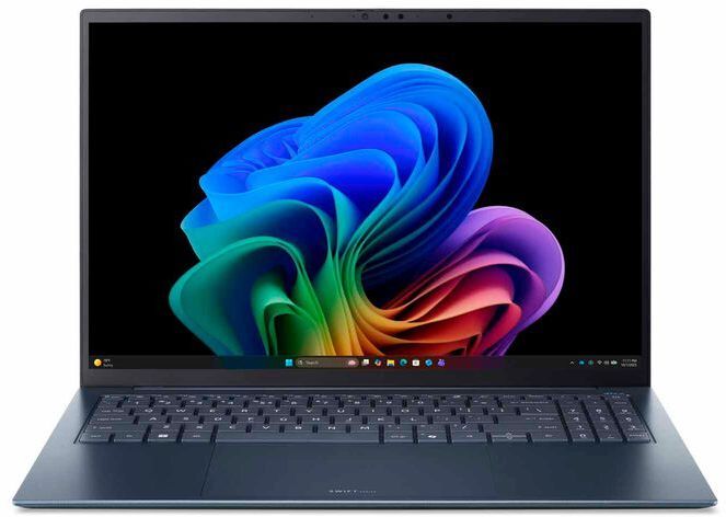 Ноутбук Acer Swift Edge 16 AI SFE16-I51-76RR, 16" OLED, Core Ultra 7 355/ 16Gb/ 512SSD/ Blue (NX.JVNCD.001)