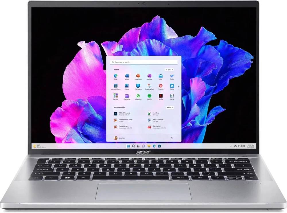 Ноутбук Acer Swift Go 14 SFG14-71, 14" OLED, Core i5 1335U/ 16Gb/ 512/ Silver (NX.KY7ER.001)
