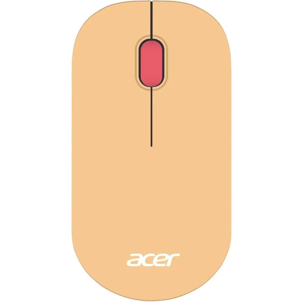 Мышь Acer OMR205 ZL.MCEEE.02L, бежевый/розовый