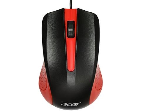 Мышь Acer OMW012 ZL.MCEEE.003, черный-красный