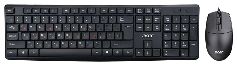 Набор Acer OMW141 ZL.MCEEE.01M, черный