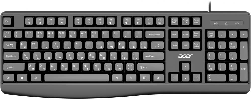 Клавиатура Acer OKW301 ZL.KBDCC.01A, USB, черный