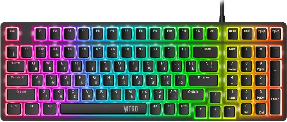 Клавиатура Acer OKW303 ZL.KBDCC.01D, USB, черный