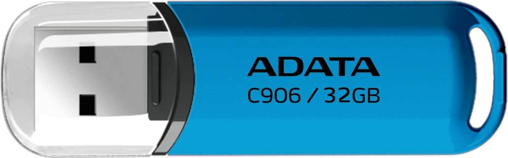 32Gb AData C906 AC906-32G-RWB, USB2.0, Blue