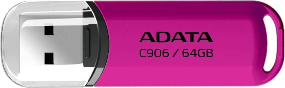 64Gb AData C906 AC906-64G-RPP, USB2.0, Pink