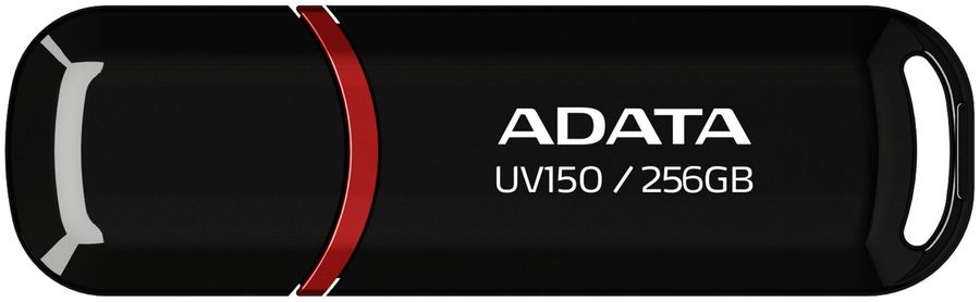 256Gb AData UV150 AUV150-256G-RBK, USB3.0, Black