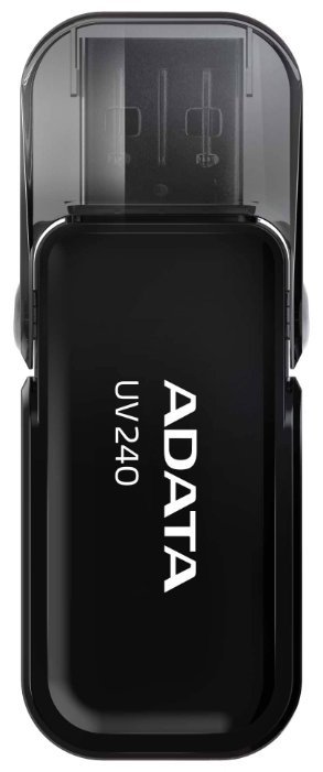 64Gb AData UV240 AUV240-64G-RBK, USB2.0, Black