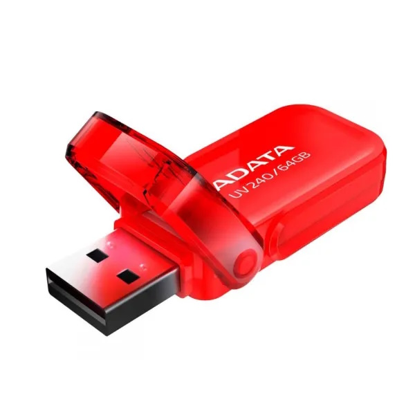 64Gb AData AUV240-64G-RRD, USB2.0, Red