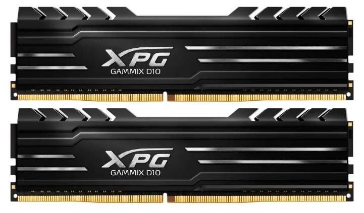 Оперативная память 16Gb AData XPG Gammix D10 Black AX4U36008G18I-DB10, DDR IV, PC-28800, 3600MHz, kit 2x8Gb