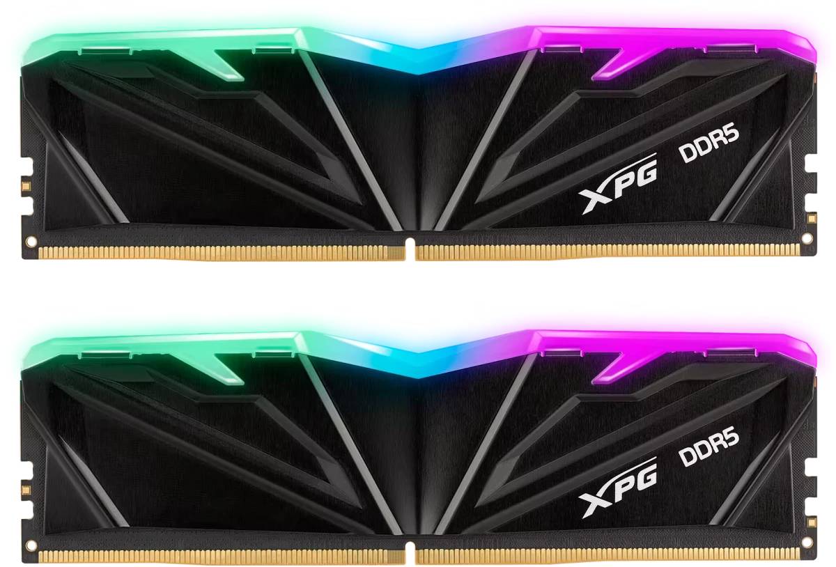 Оперативная память 32Gb AData XPG Armax RGB AX5U6000C3016G-DTAMRBK, DDR V, PC-48000, 6000MHz, kit 2x16Gb