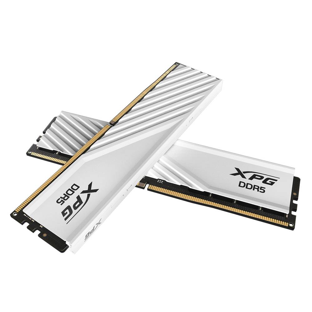 Оперативная память 32Gb AData XPG Lancer Blade White AX5U6000C3416G-DTLABWH, DDR V, PC-48000, 6000MHz, kit 2x16Gb
