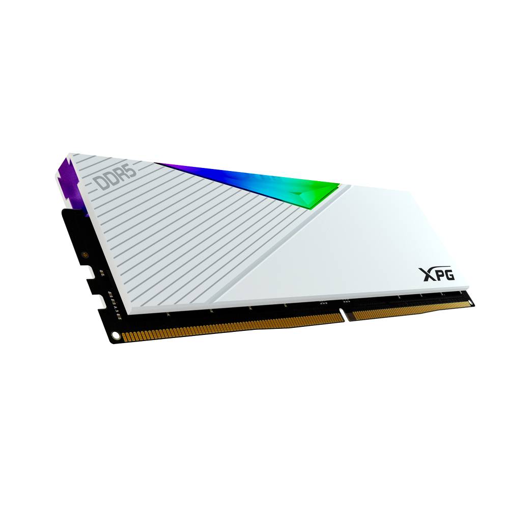 Оперативная память 32Gb AData XPG Lancer RGB White AX5U6400C3232G-SLARWH, DDR V, PC-51200, 6400MHz (ТОЛЬКО В СОСТАВЕ ПЭВМ)