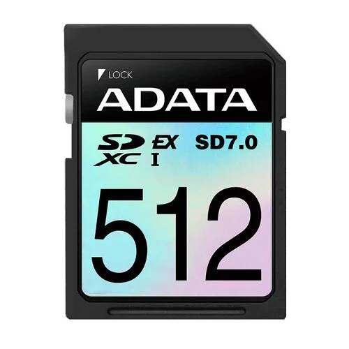 Карта памяти 512Gb AData SD512GEX3L2-C, SD, SDXC Class 10, UHS-I U3
