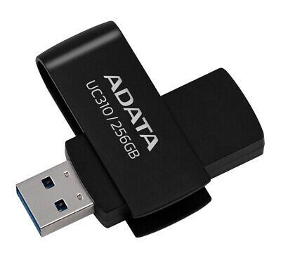 256Gb AData UC310 UC310-256G-RBK, USB3.2, Black