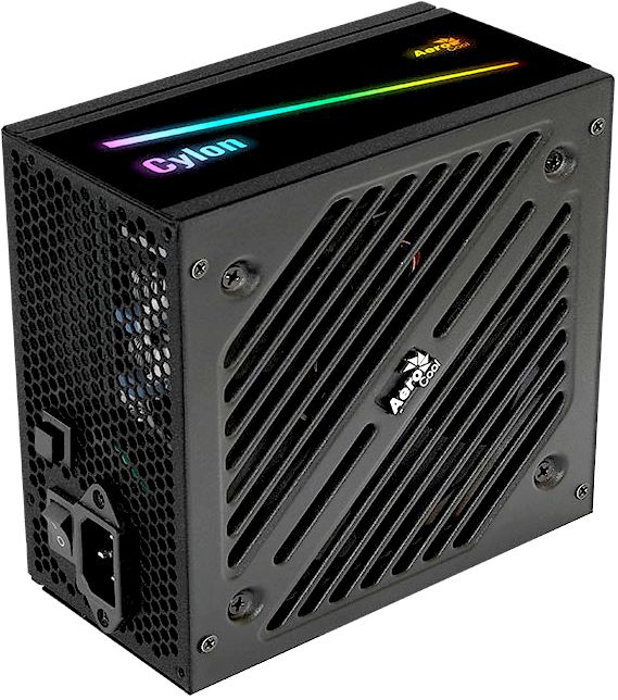 Блок питания 600Вт, Aerocool Cylon 600 (4718009153356), 80 Plus, APFC, ATX