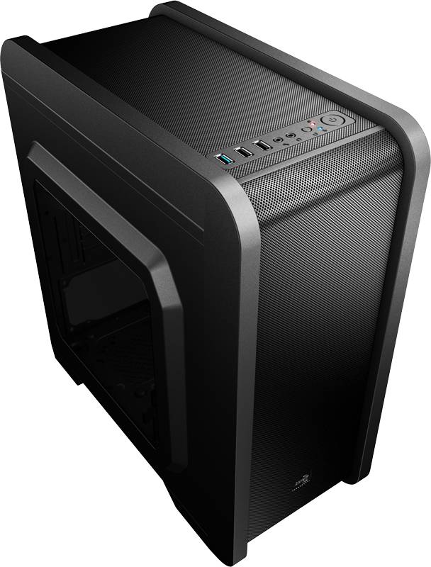 Корпус Aerocool QS-240 Black, без БП, mATX