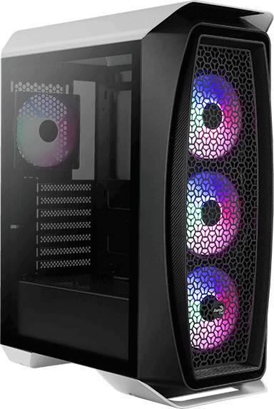 Корпус AeroCool Aero One Frost-G-WT-v1 белый, без БП, ATX