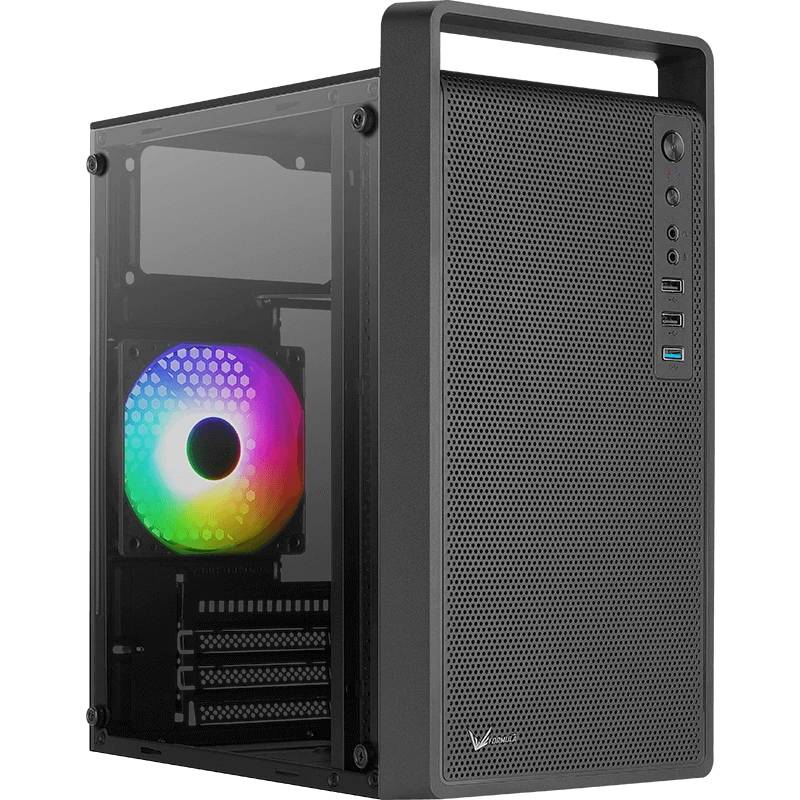 Корпус Formula CS-109-G-BK-v1, без БП, mATX