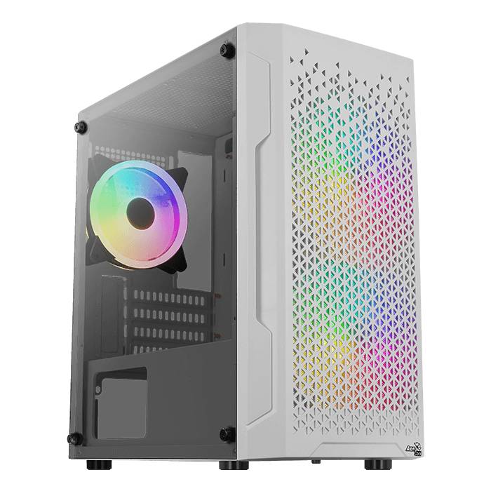 Корпус Aerocool Trinity Mini-G-WT-v2 White, без БП, mATX