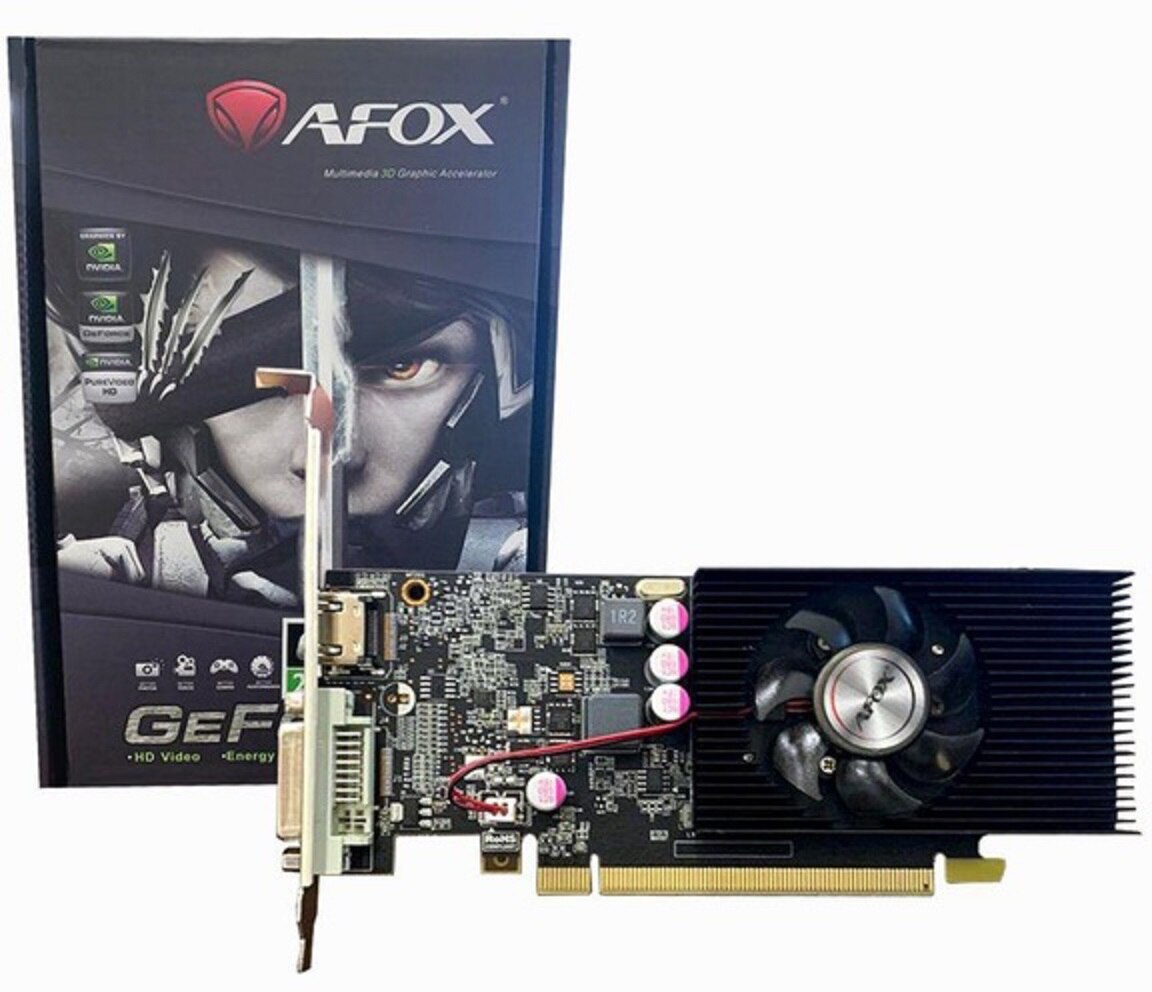 Видеокарта GeForce GT 1030, 2Gb GDDR5 64bit, AFox AF1030-2048D5L7, RTL