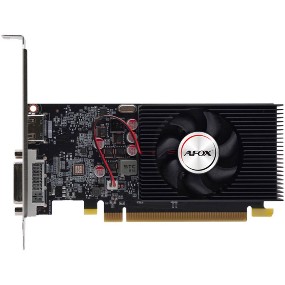 Видеокарта GeForce GT 1030, 4Gb GDDR4 64bit, Afox GT1030 AF1030-4096D4L2, RTL